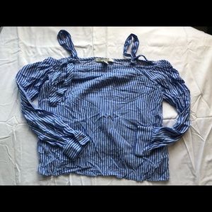Off the Shoulder Striped Top